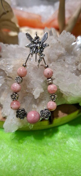 Fée romantique rhodonite
