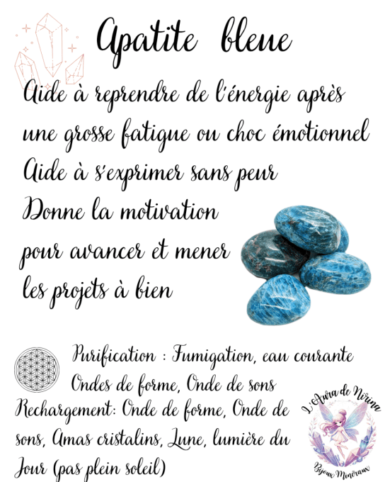 Apatite bleue