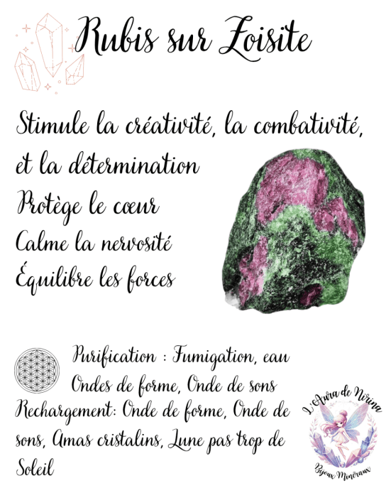 Rubis sur zoisite