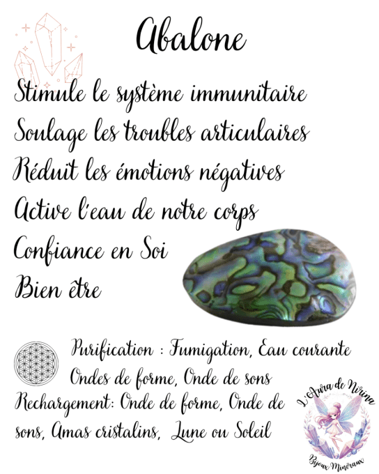 Abalone et aigue marine 