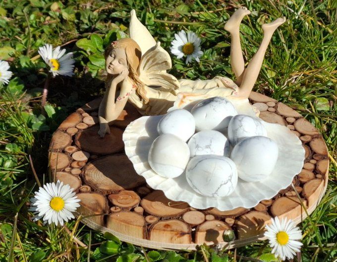 Pierre roulée Howlite 