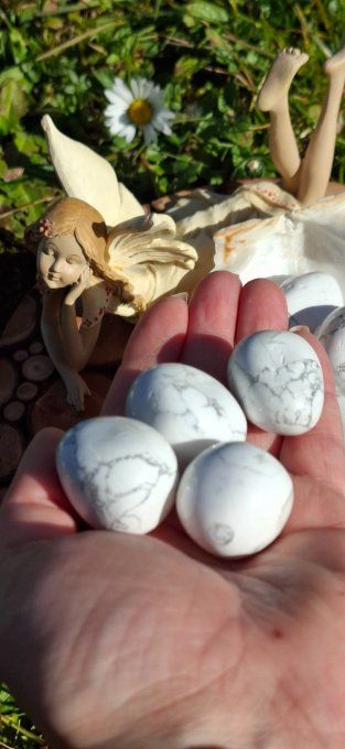 Pierre roulée Howlite 