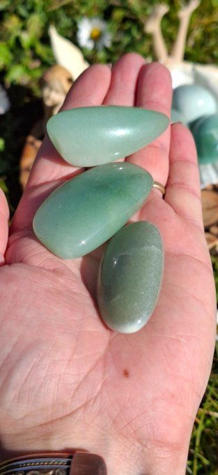 Pierre roulée Aventurine verte 