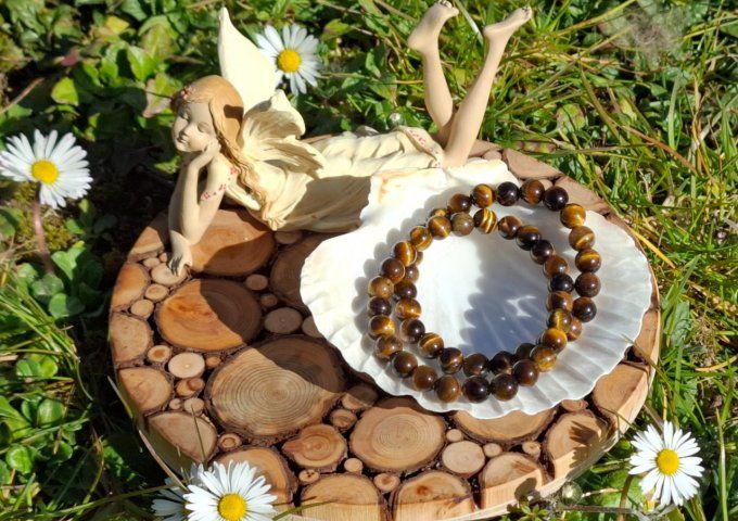 Bracelet Oeil de Tigre 8mm