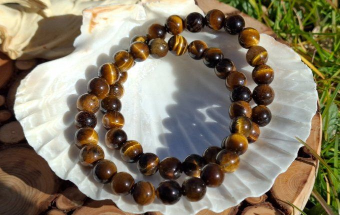 Bracelet Oeil de Tigre 8mm