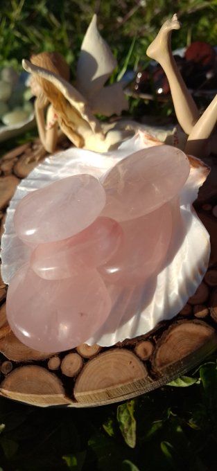 Pierre plate Quartz Rose 