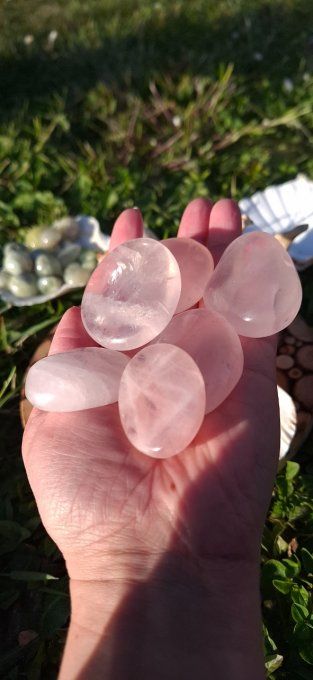 Pierre plate Quartz Rose 