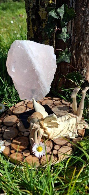 Quartz Rose sur pied