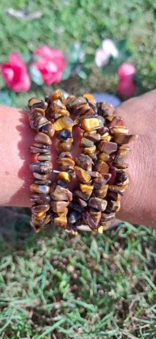Bracelet baroque Oeil de tigre, retour à l'envoyeur 